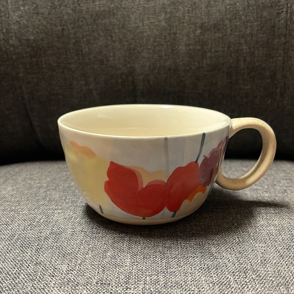 Anthropologie Tulip Tea-For-One Cup - Picture 2 of 8